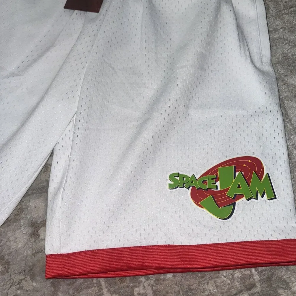Mitchell & Ness 25th Anniversary Space Jam Basketball Mesh Shorts Men Size Small